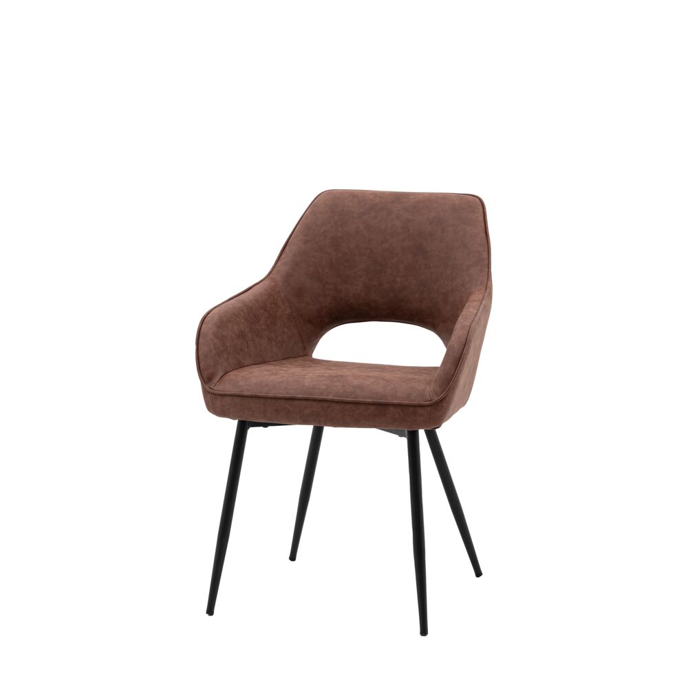 Caldona Dining Chair Brown (2 Pack) - Image 4