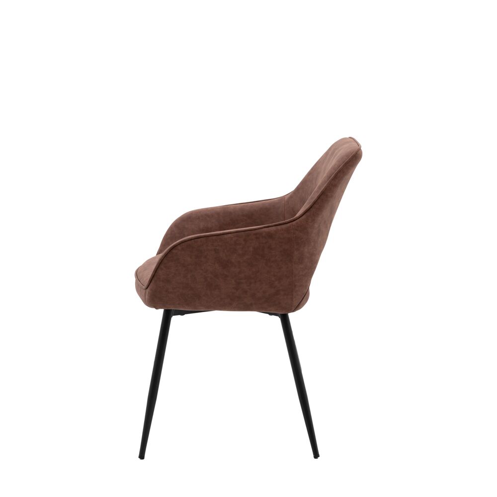 Caldona Dining Chair Brown (2 Pack) - Image 5