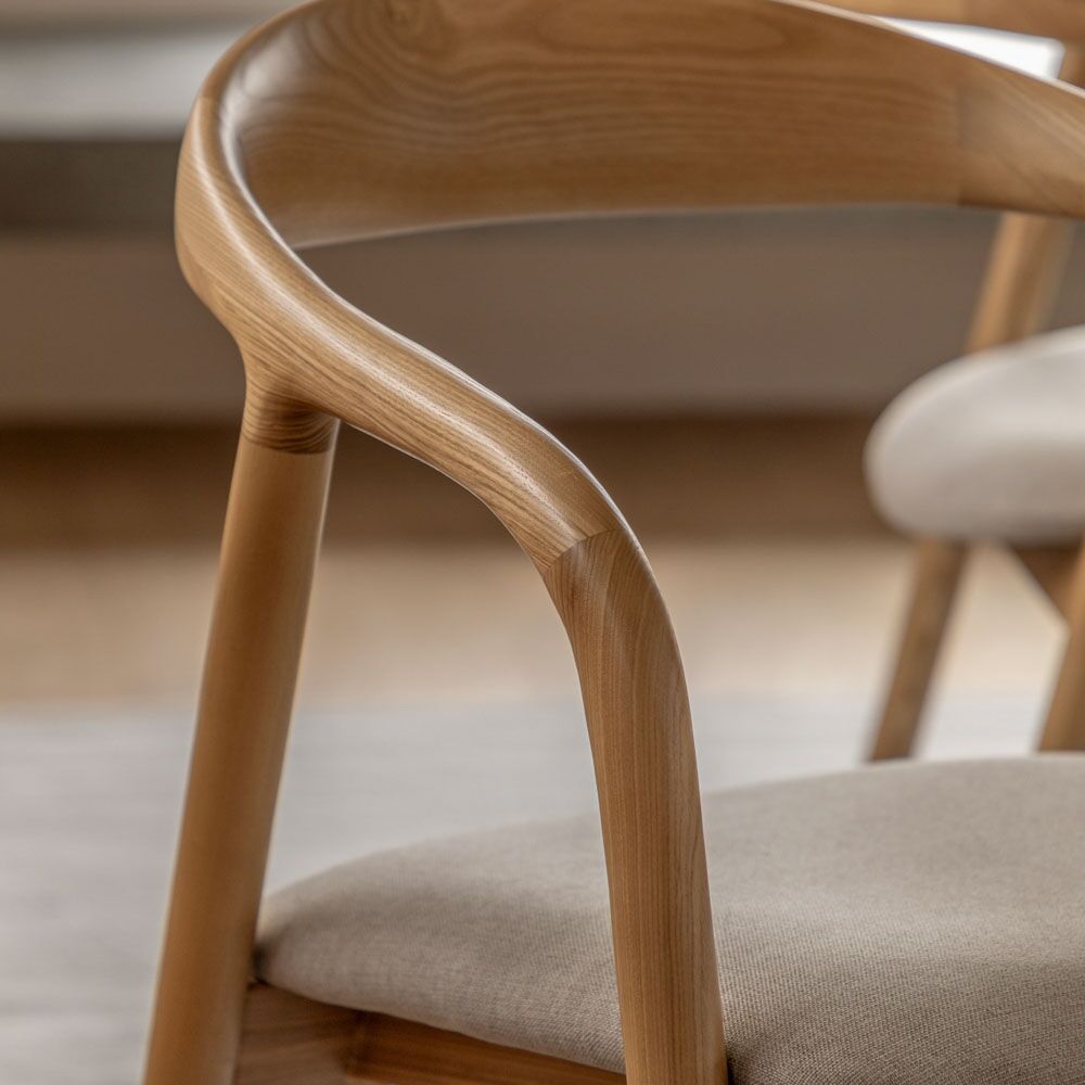 Girona Upholstered Dining Chair (2 Pack) - Image 2