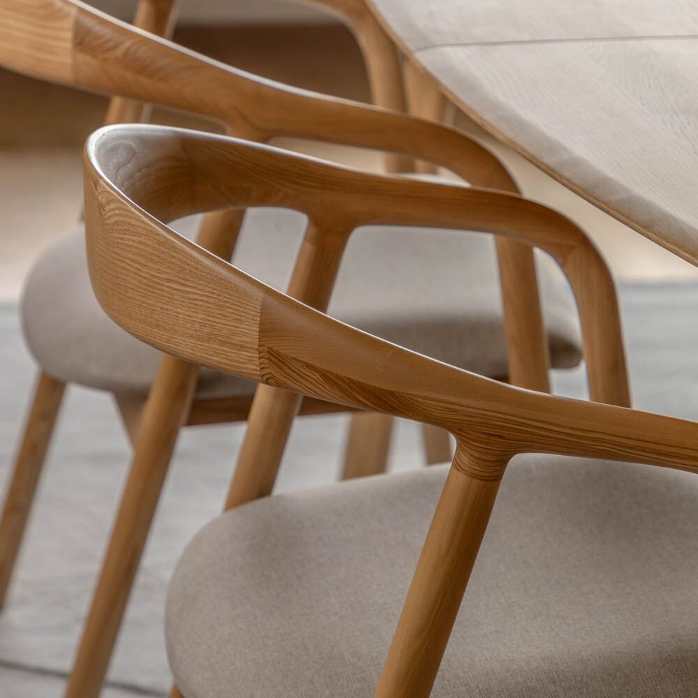 Girona Upholstered Dining Chair (2 Pack) - Image 3