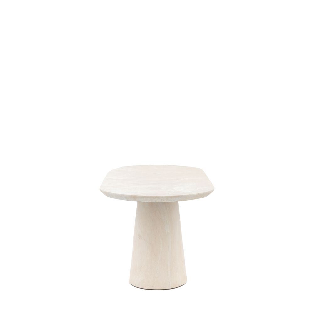 Vigo Oval Dining Table Travertine - Image 6