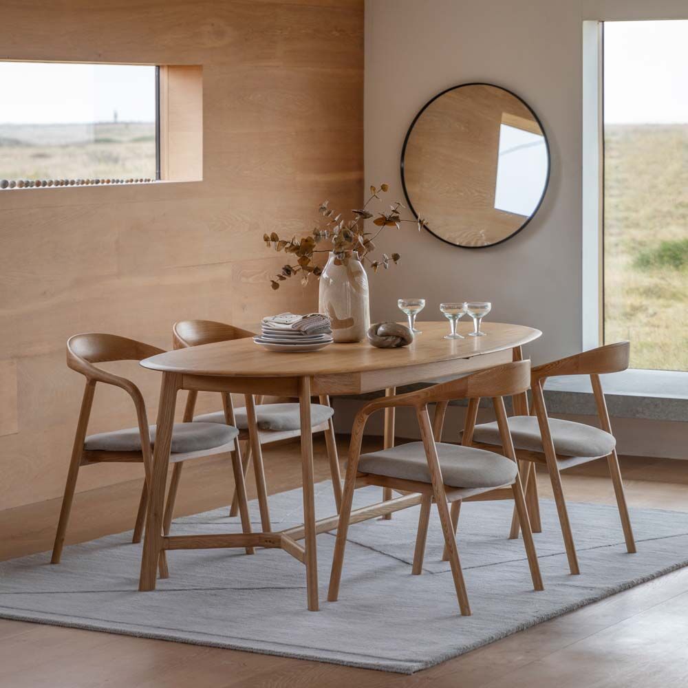 Girona Extending Dining Table Oak - Image 4