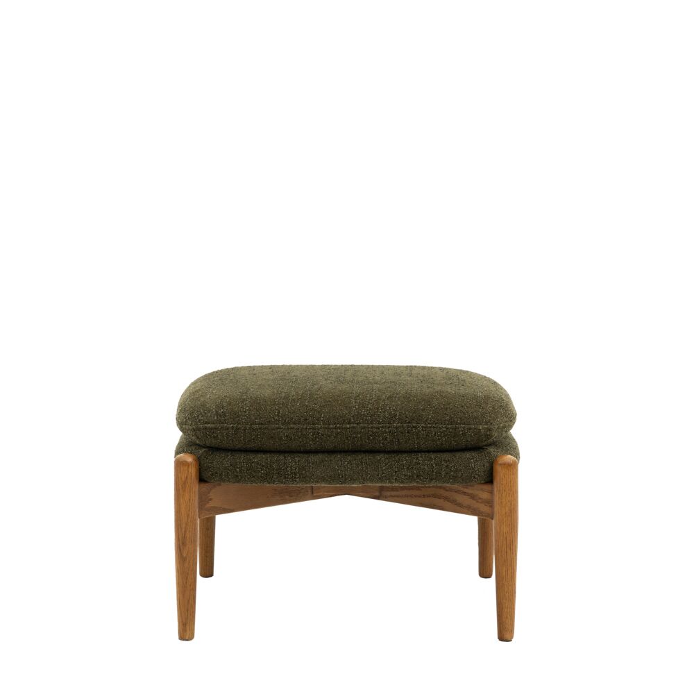 Busan Footstool Green Boucle - Image 5