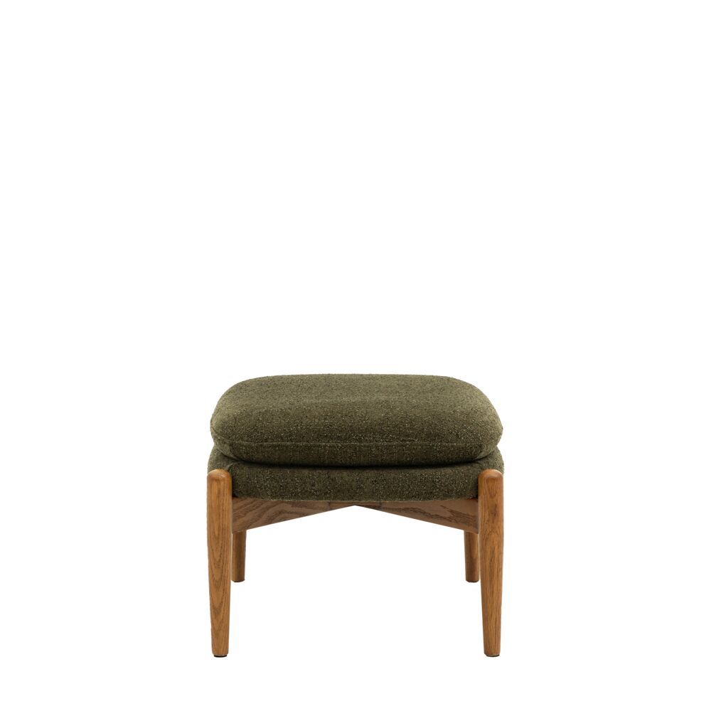 Busan Footstool Green Boucle - Image 7