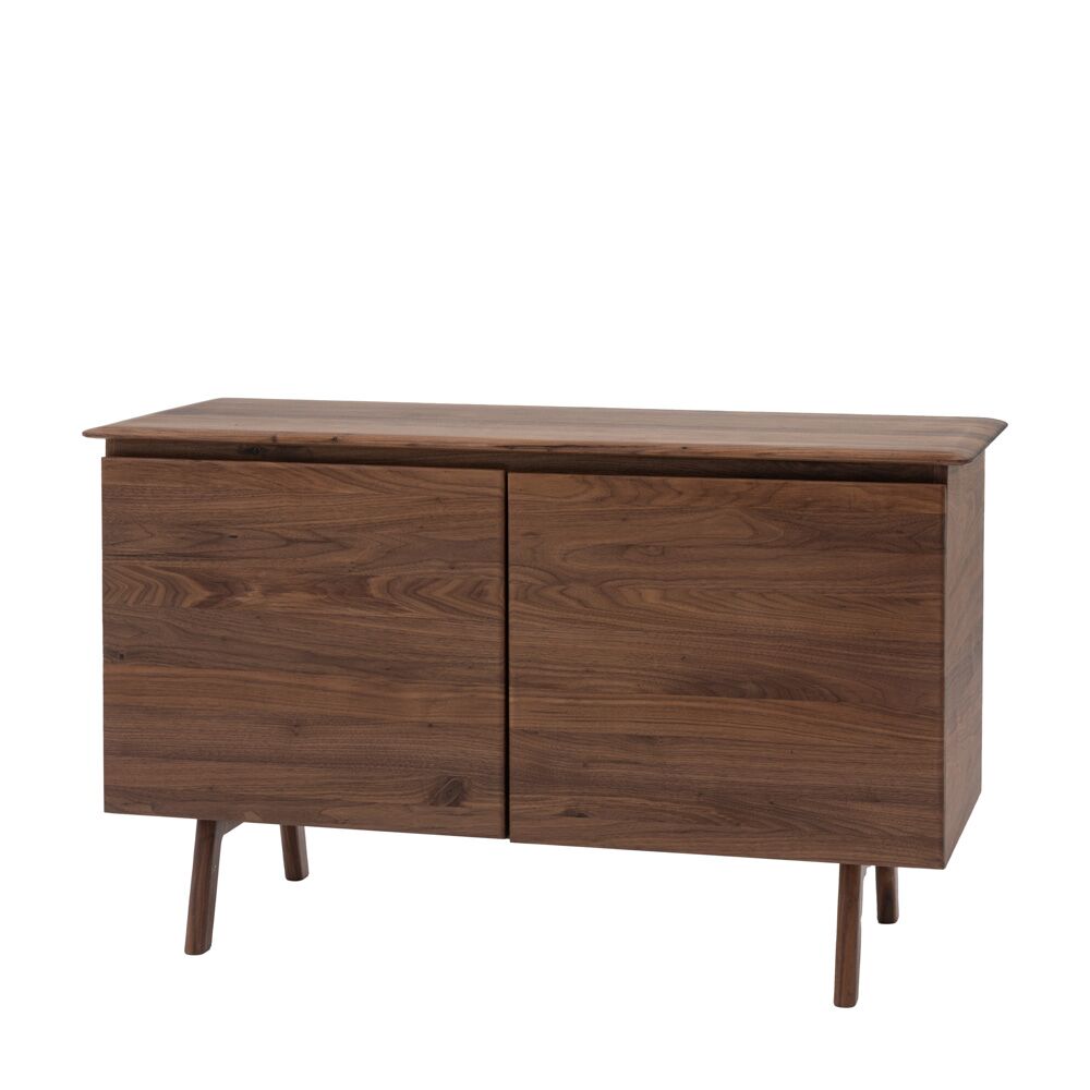 Girona 2 Door Sideboard Walnut - Image 5