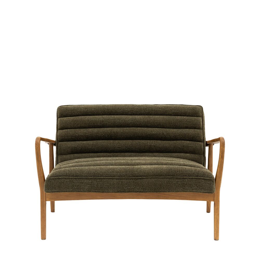 Busan 2 Seater Sofa Green Boucle - Image 5