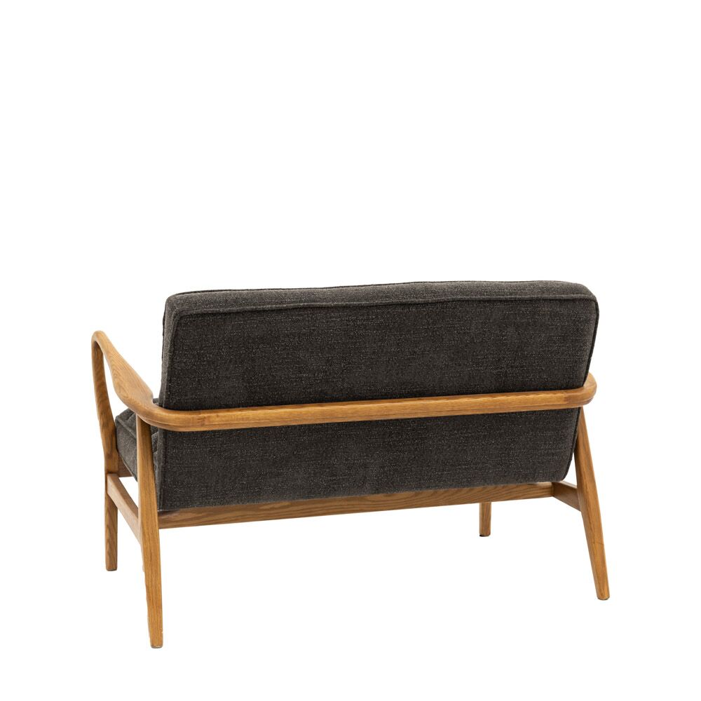 Busan 2 Seater Sofa Charcoal Boucle - Image 8