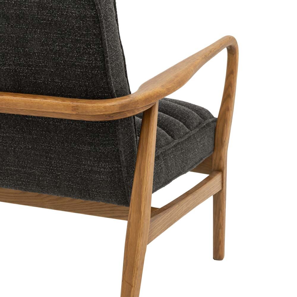 Busan 2 Seater Sofa Charcoal Boucle - Image 9