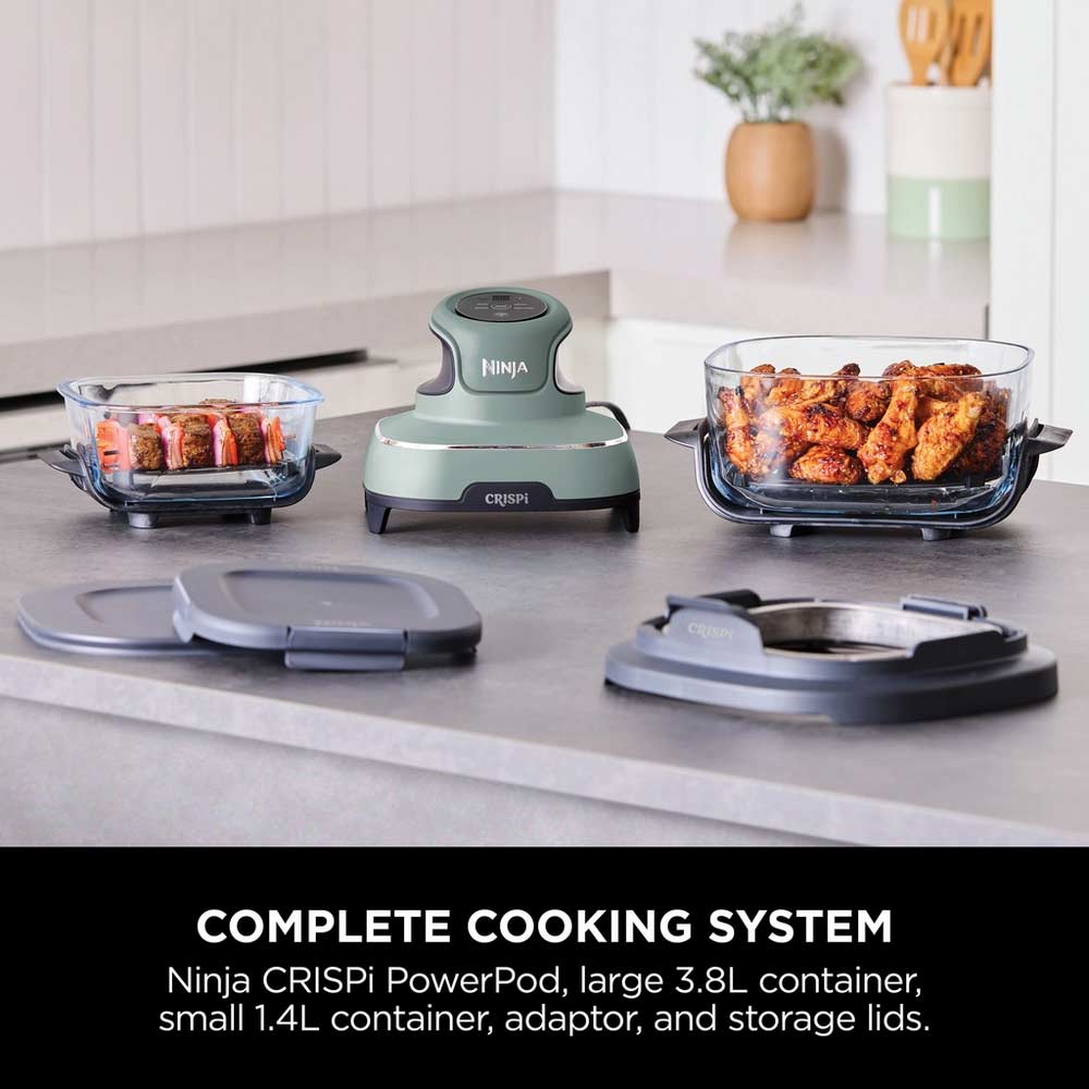 Ninja FN101UKSG CRISPi 4-in-1 Portable Air Fryer - Sage - Image 3