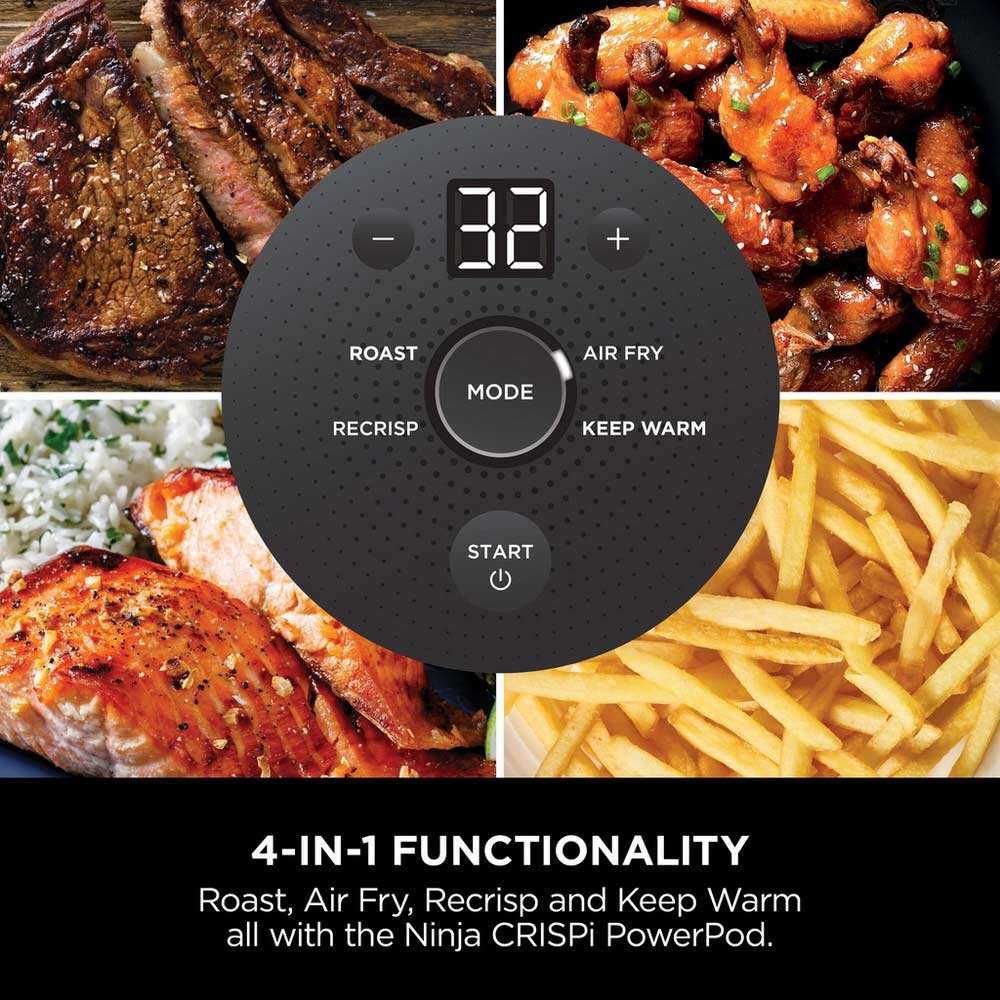 Ninja FN101UKST CRISPi 4-in-1 Portable Air Fryer - Stone - Image 5