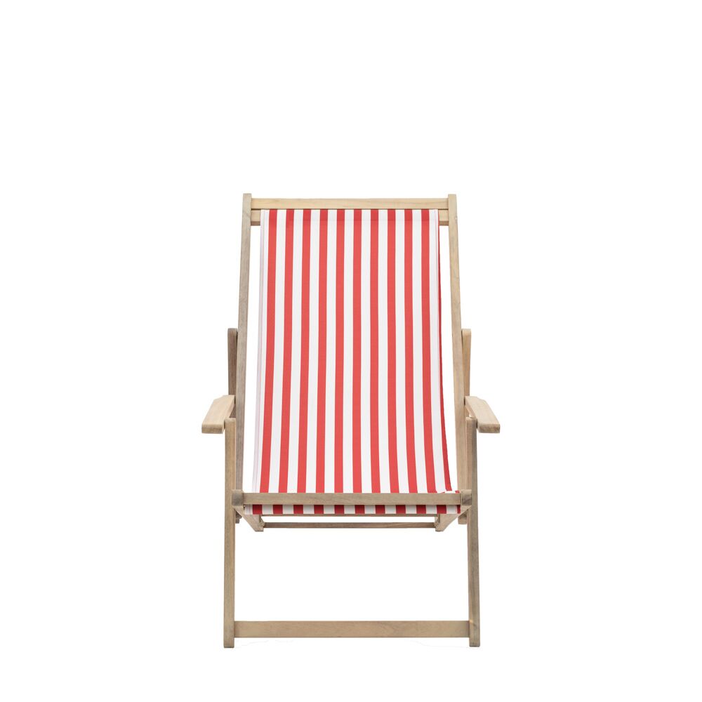Red Stripe Deck Chair - Image 4