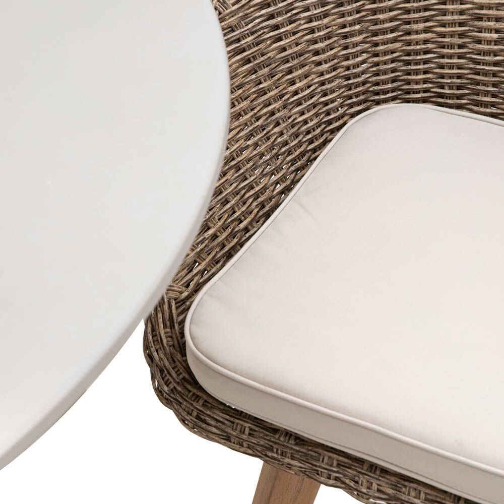 Tremoli 4 Seater Round Dining Set - Image 7