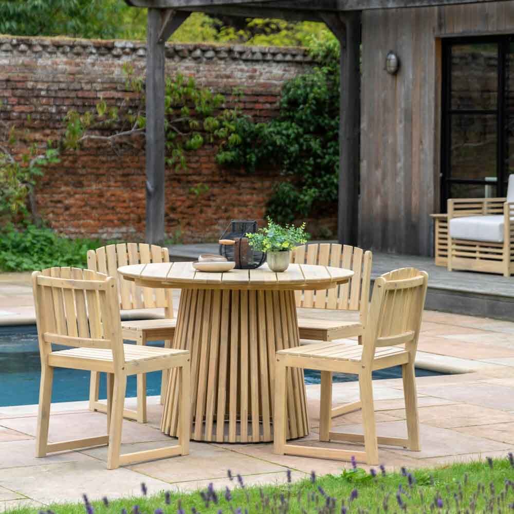 Bianchi Round Dining Table 4 Seater