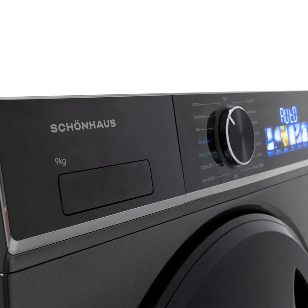Schonhaus WMSF01914AG 9kg Washing Machine - Graphite - Image 4