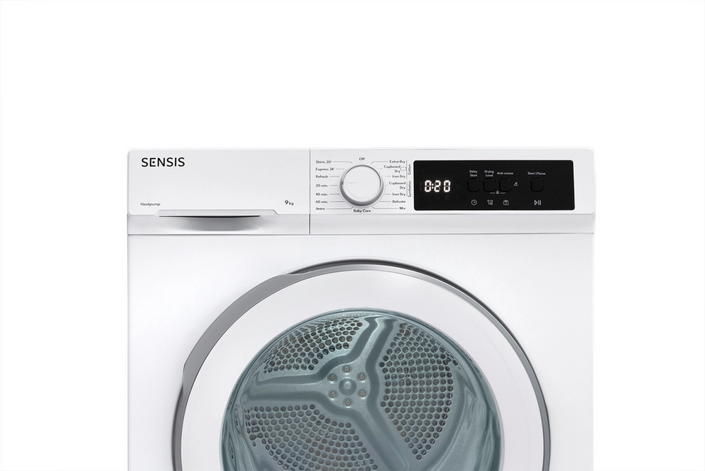Sensis TDHF018A2W 8kg Heat Pump Tumble Dryer - White - Image 4