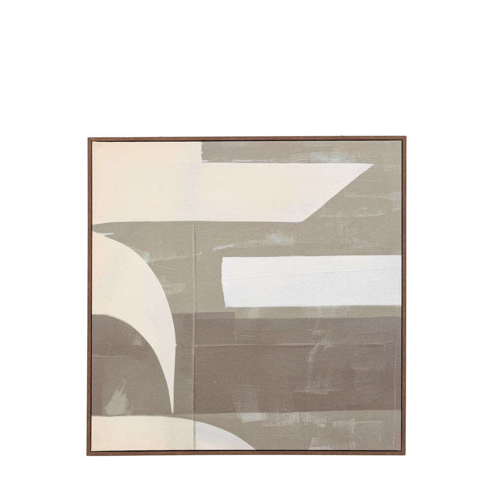 Concreta Abstract Framed Canvas - Image 4