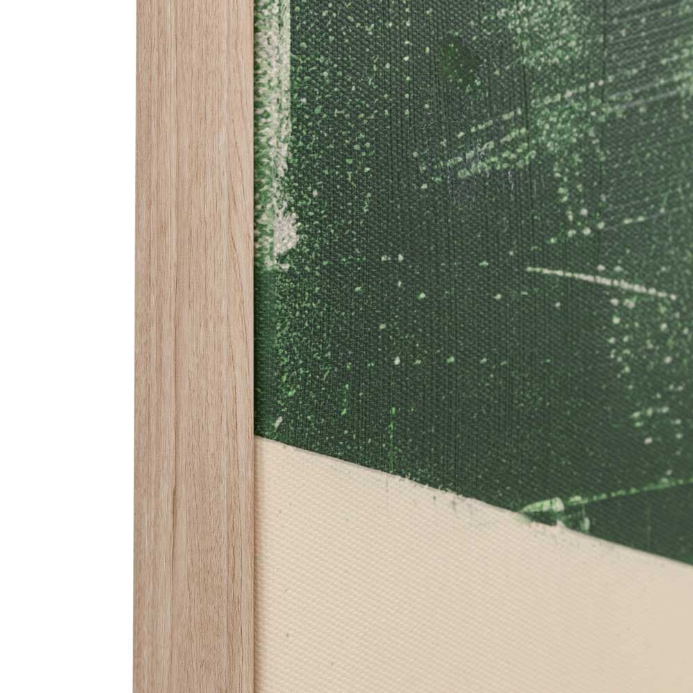 Emerald Abstract Framed Canvas - Image 7