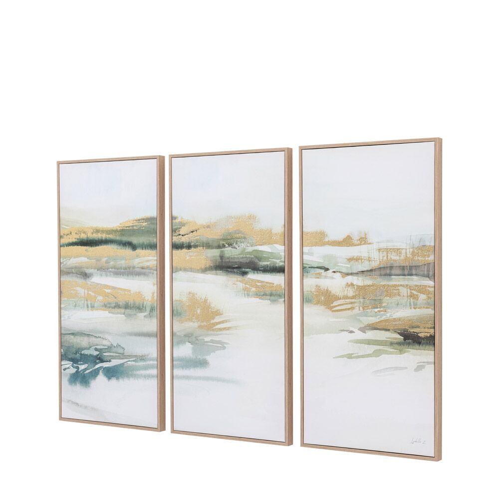 Triptych Framed Canvas Set of 3 - Image 2