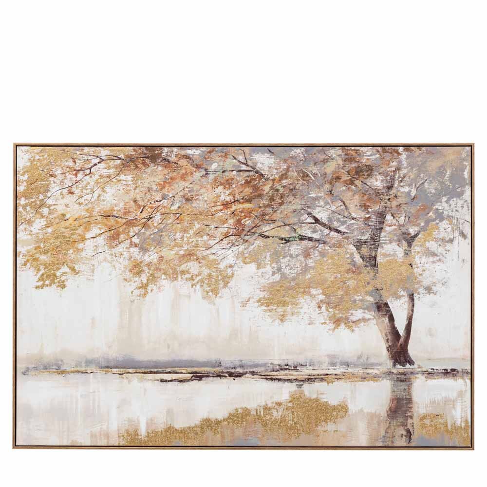 Gilded Oak Framed Canvas - Image 2