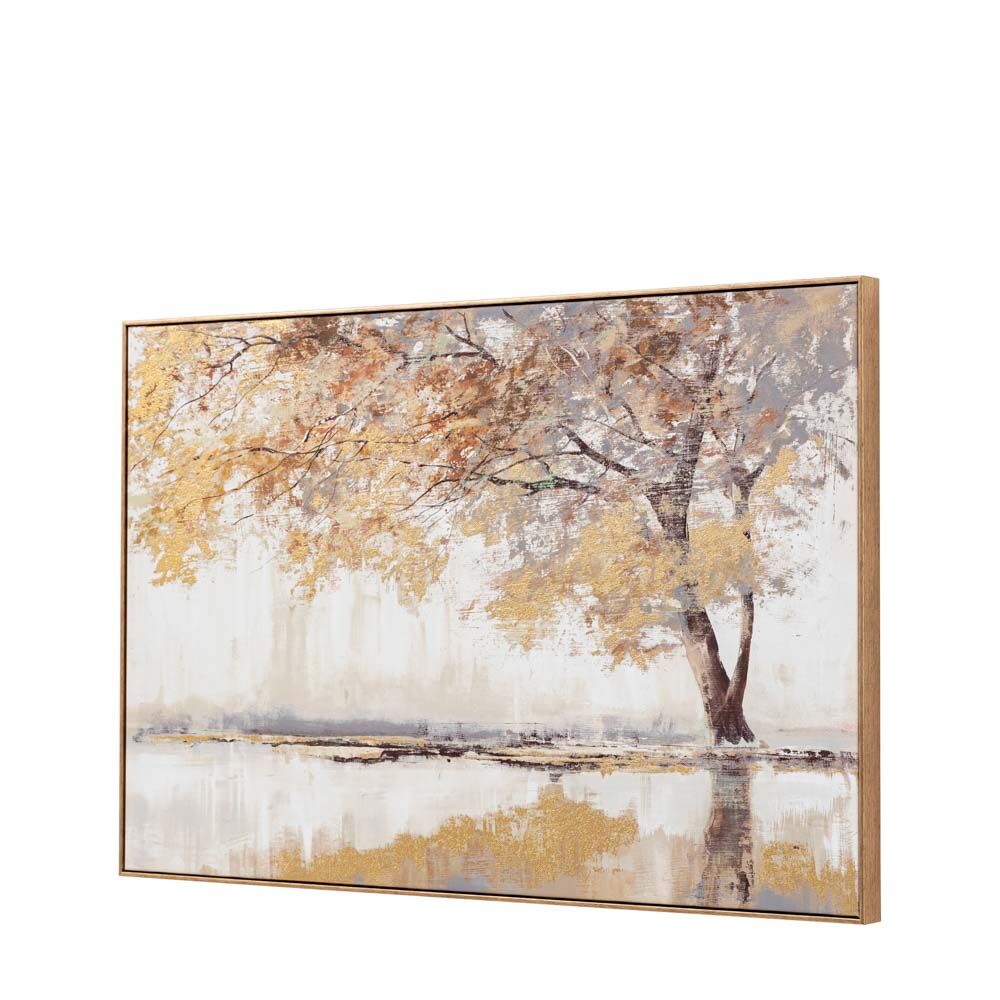 Gilded Oak Framed Canvas - Image 3