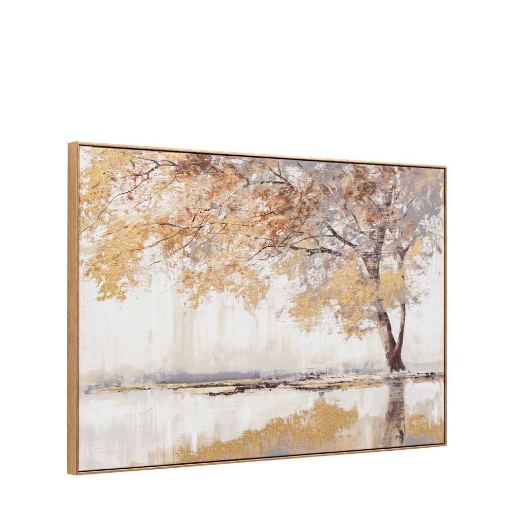 Gilded Oak Framed Canvas - Image 4