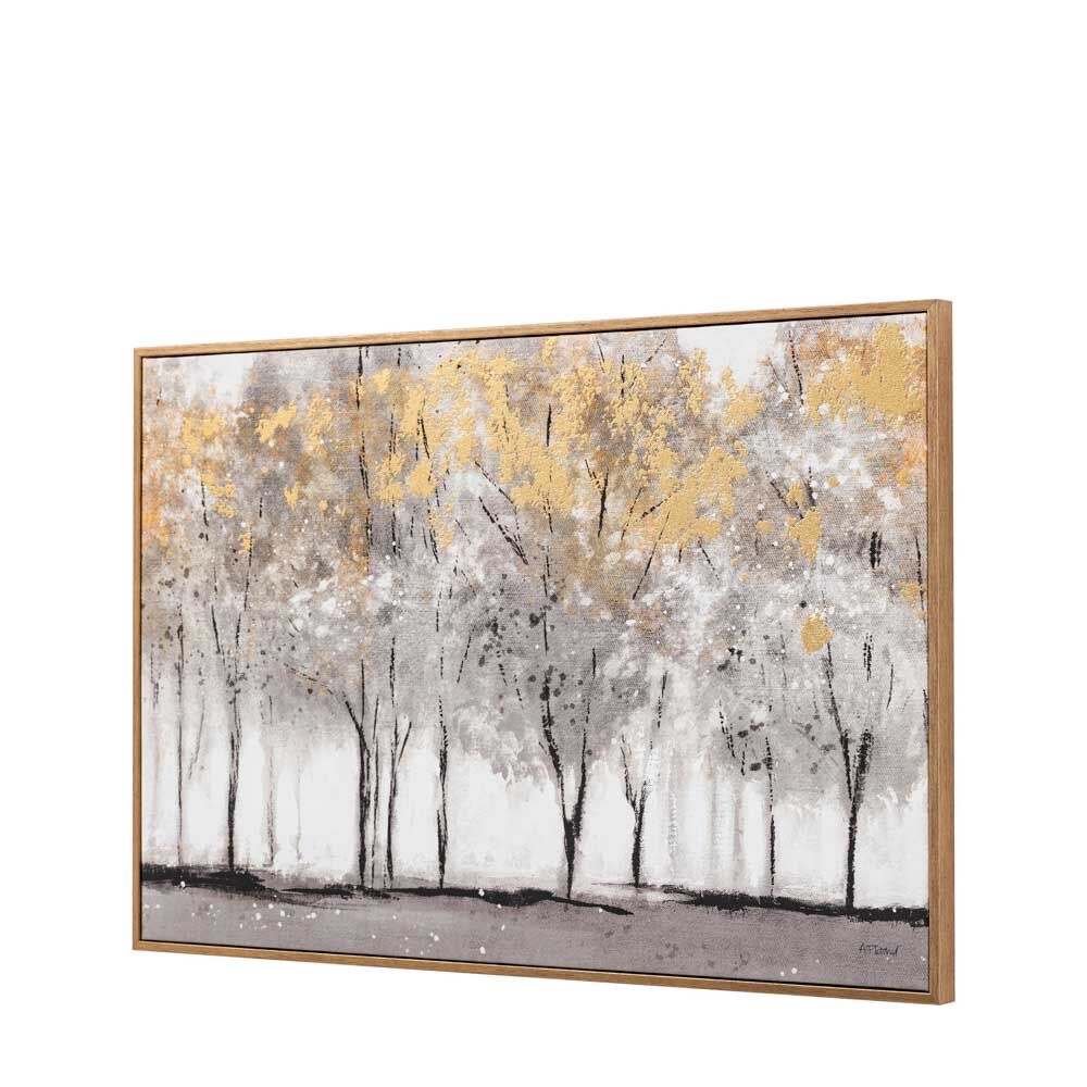 Golden Reverie Framed Canvas - Image 3