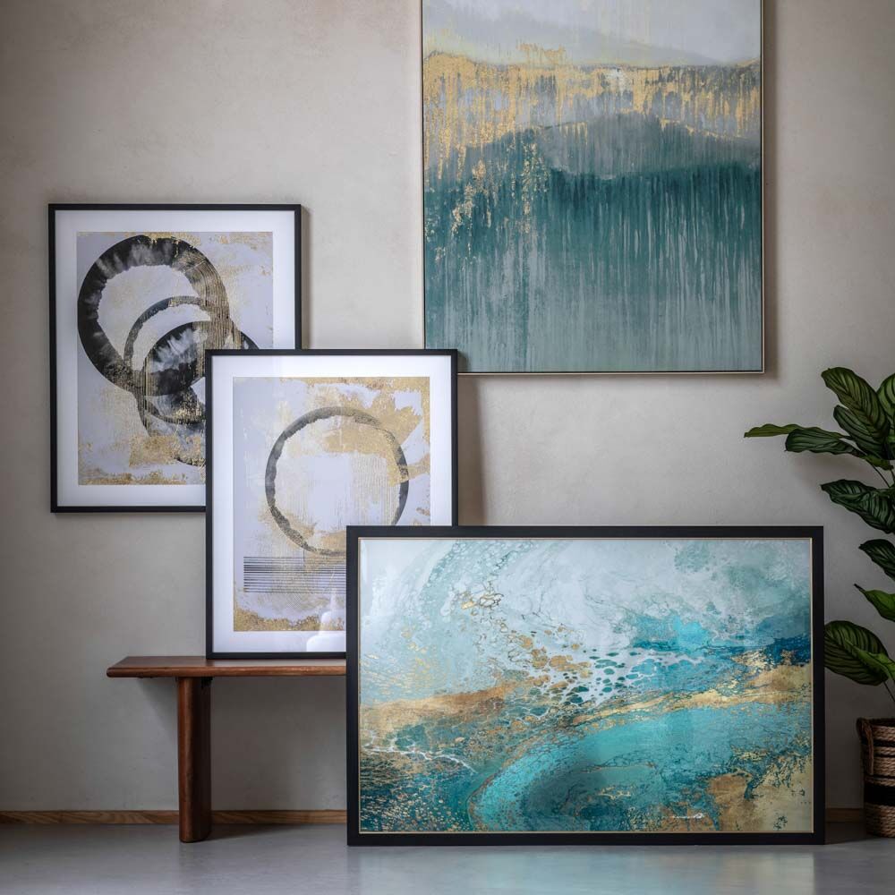 Lagoon Framed Canvas - Image 4