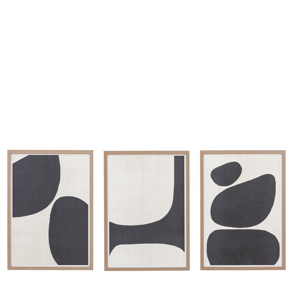 Pebble Collection Framed Canvas Set of 3 - Image 4