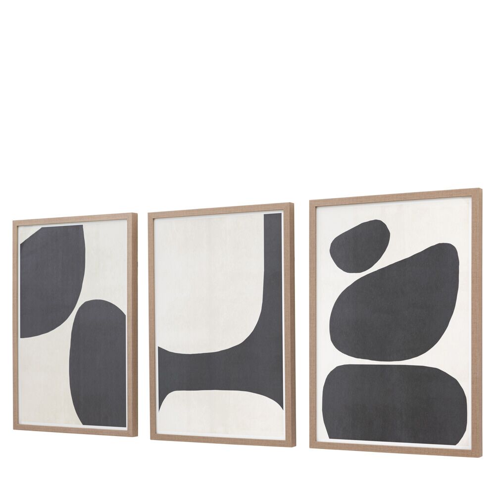 Pebble Collection Framed Canvas Set of 3 - Image 5