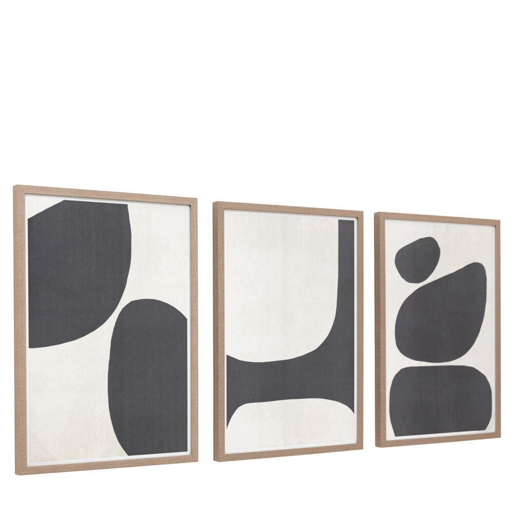 Pebble Collection Framed Canvas Set of 3 - Image 6
