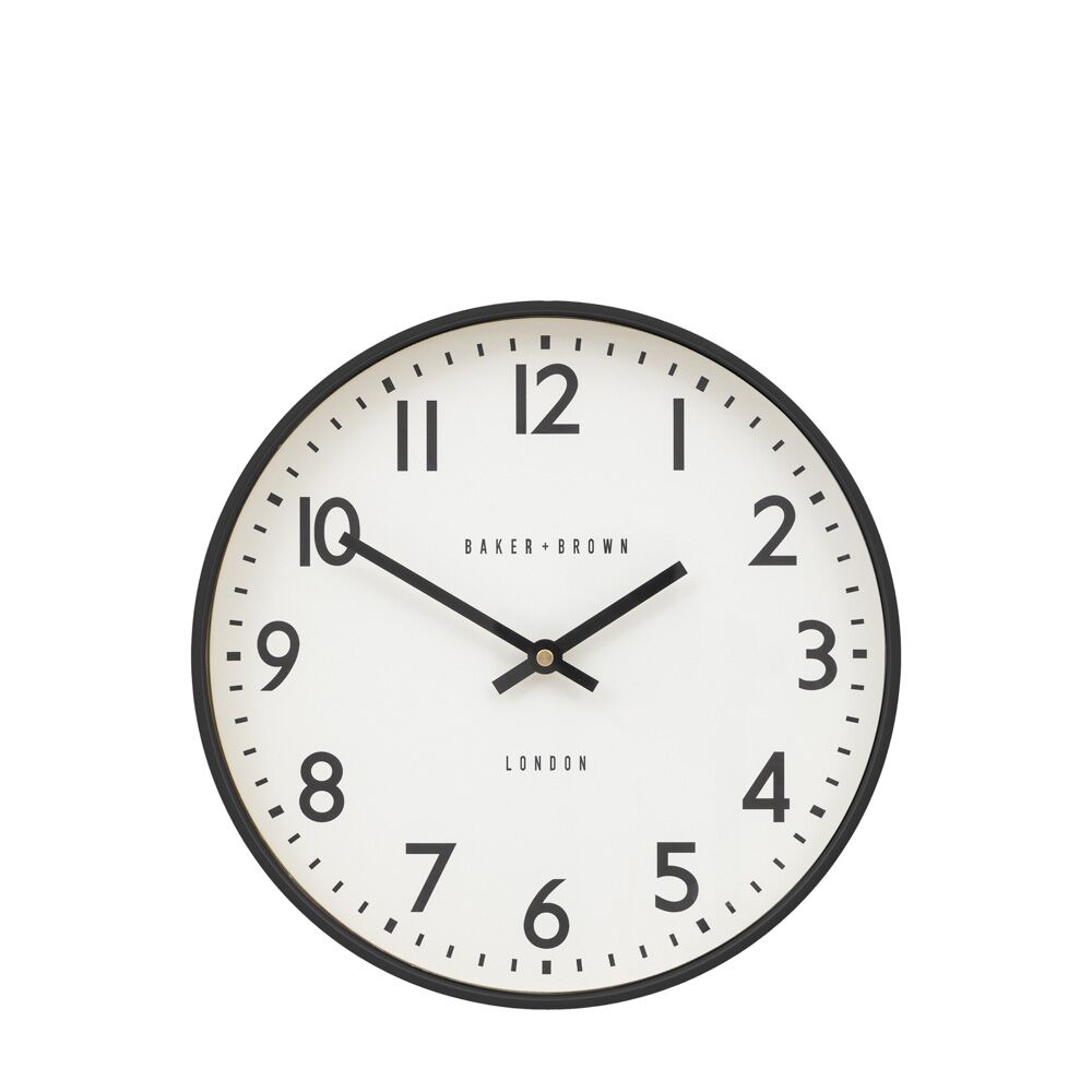 Norton Wall Clock Black 30cm - Image 4