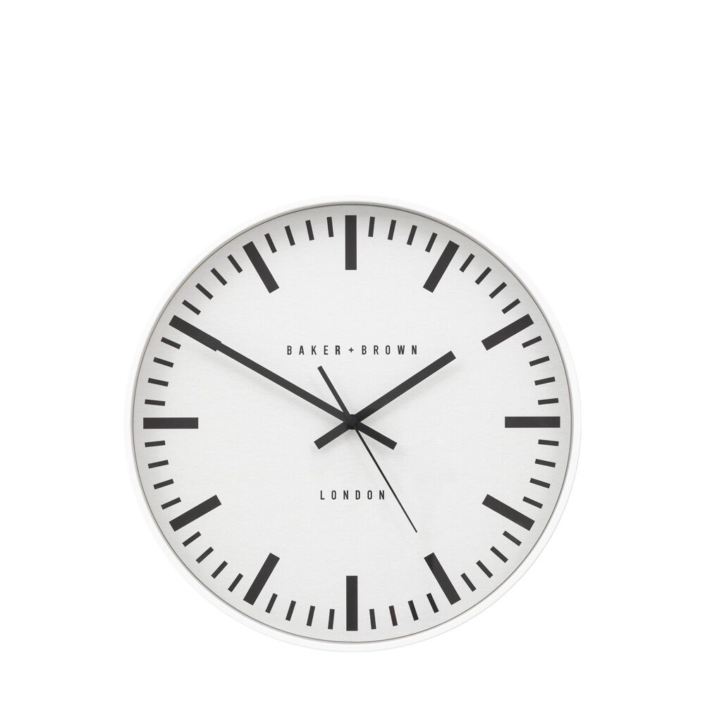 Longstone Clock White 40cm