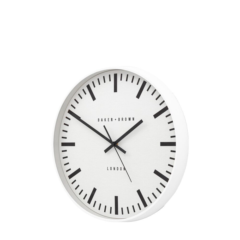 Longstone Clock White 40cm - Image 4
