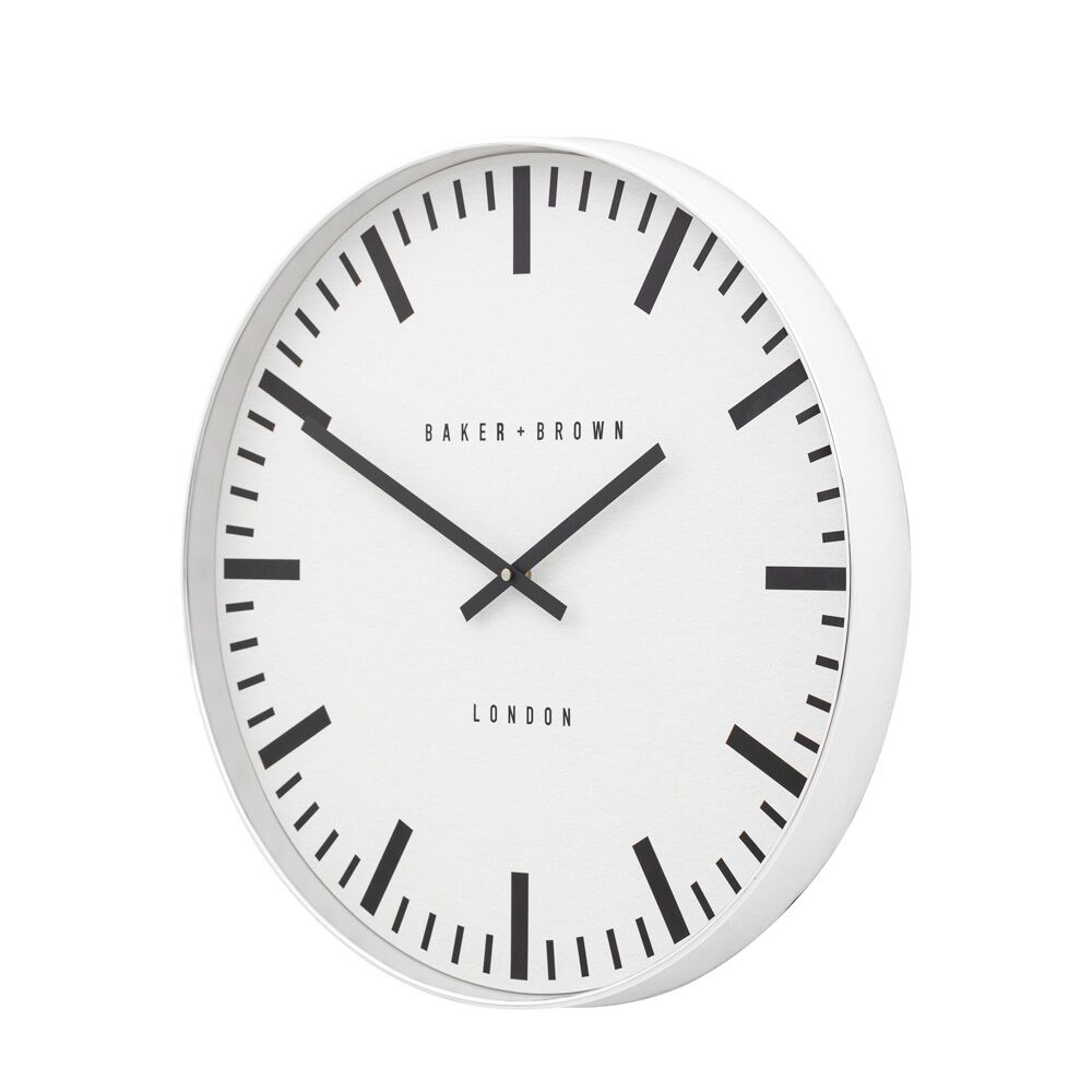 Longstone Clock Chrome 50cm - Image 3