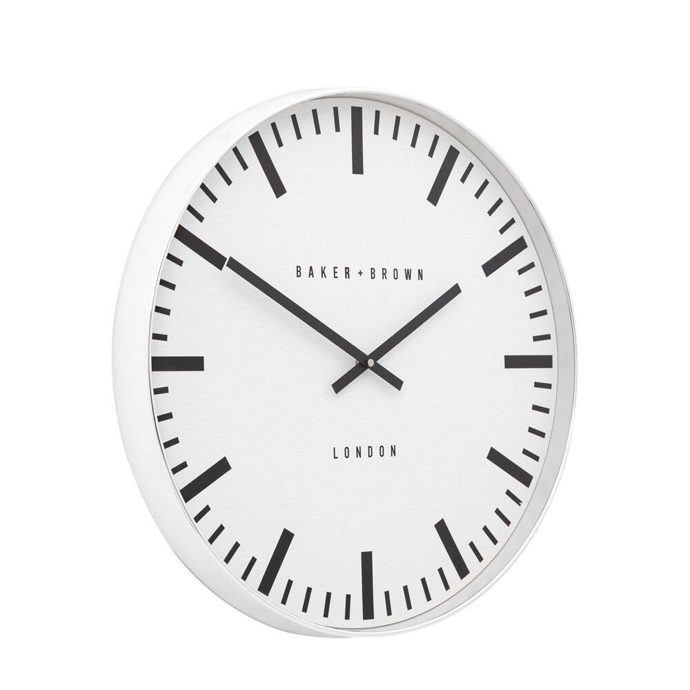Longstone Clock Chrome 50cm - Image 4
