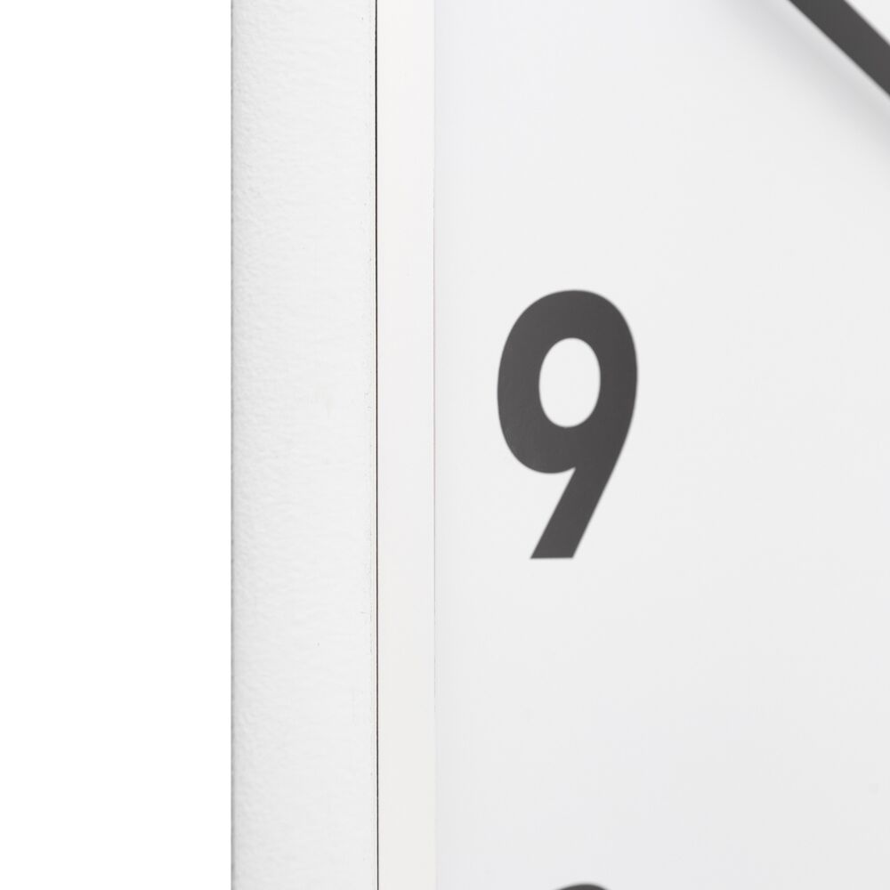 Buxton Wall Clock Chrome 50cm - Image 8