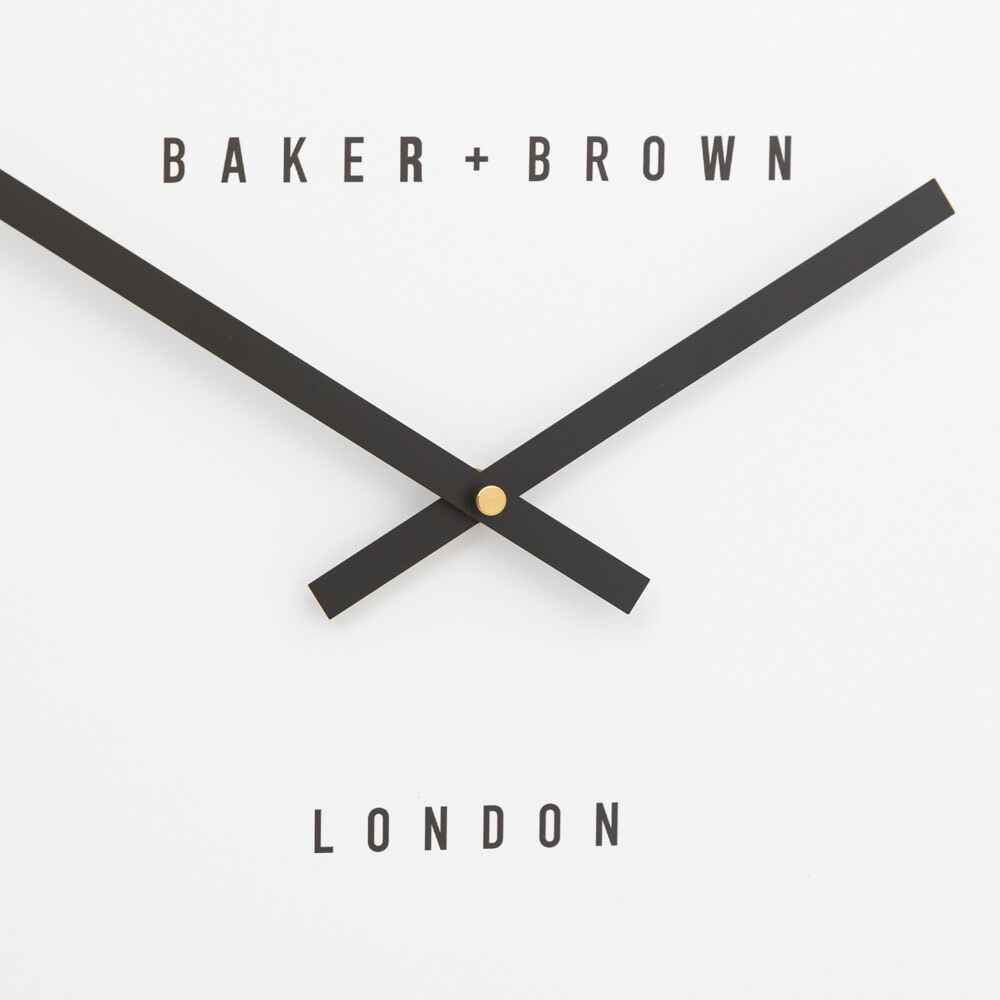 Buxton Wall Clock Chrome 50cm - Image 9