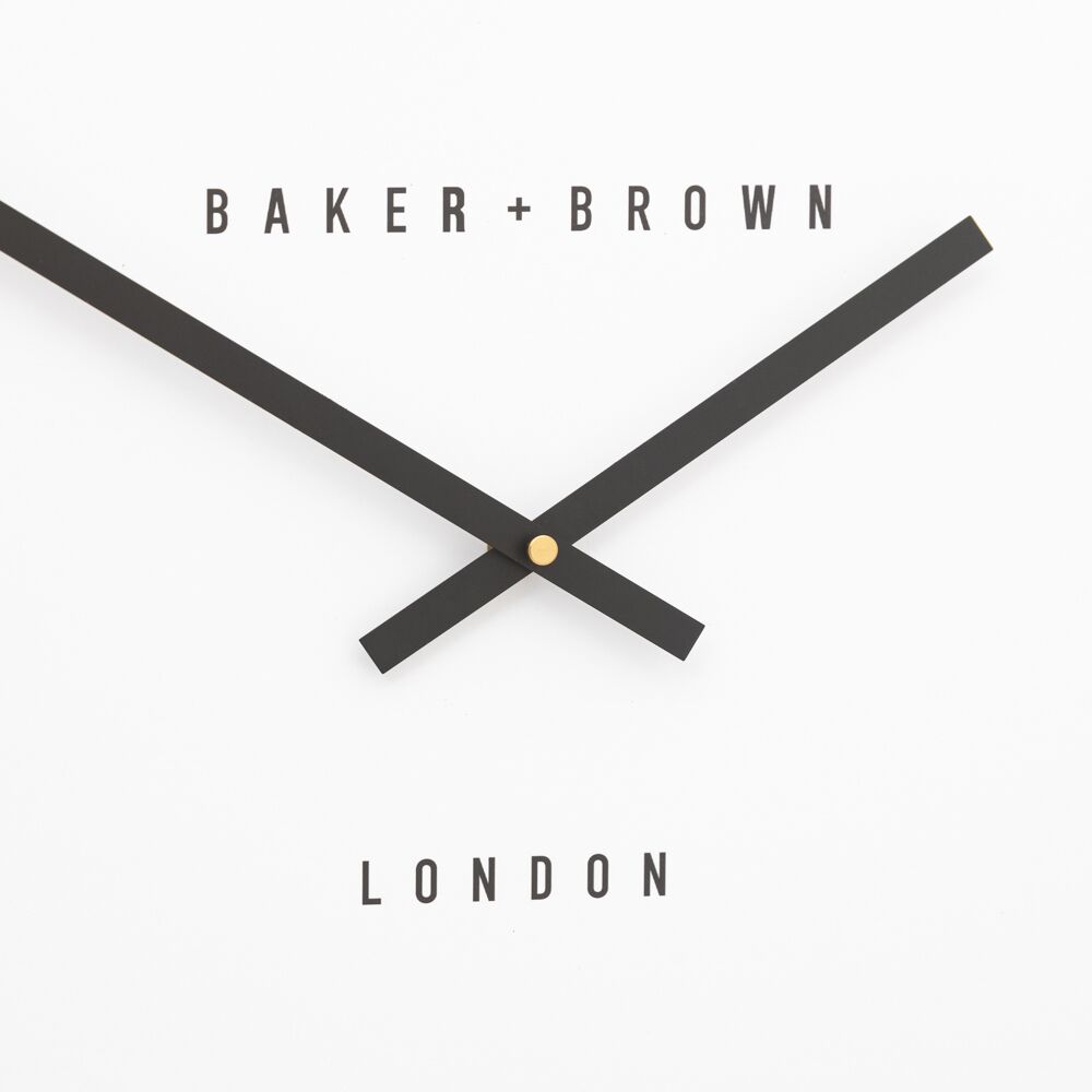 Buxton Wall Clock Black 50cm - Image 9