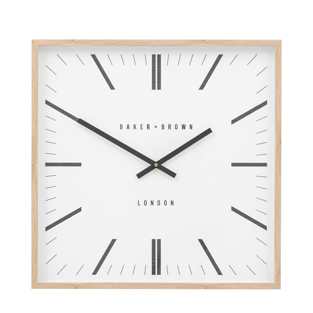Penhurst Wall Clock Oak 50cm - Image 5