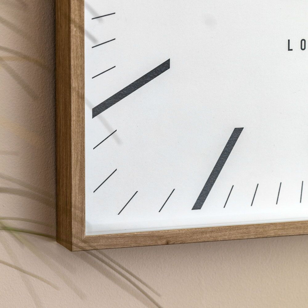 Penhurst Wall Clock Oak 50cm - Image 2