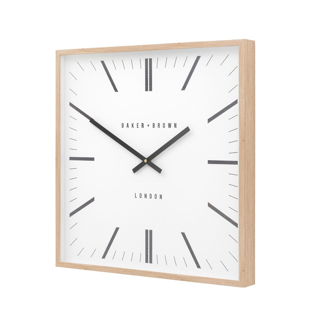 Penhurst Wall Clock Oak 50cm - Image 6