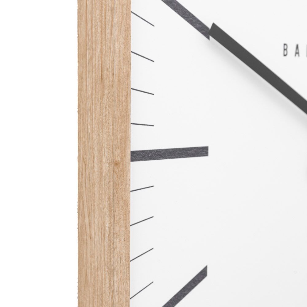 Penhurst Wall Clock Oak 50cm - Image 8