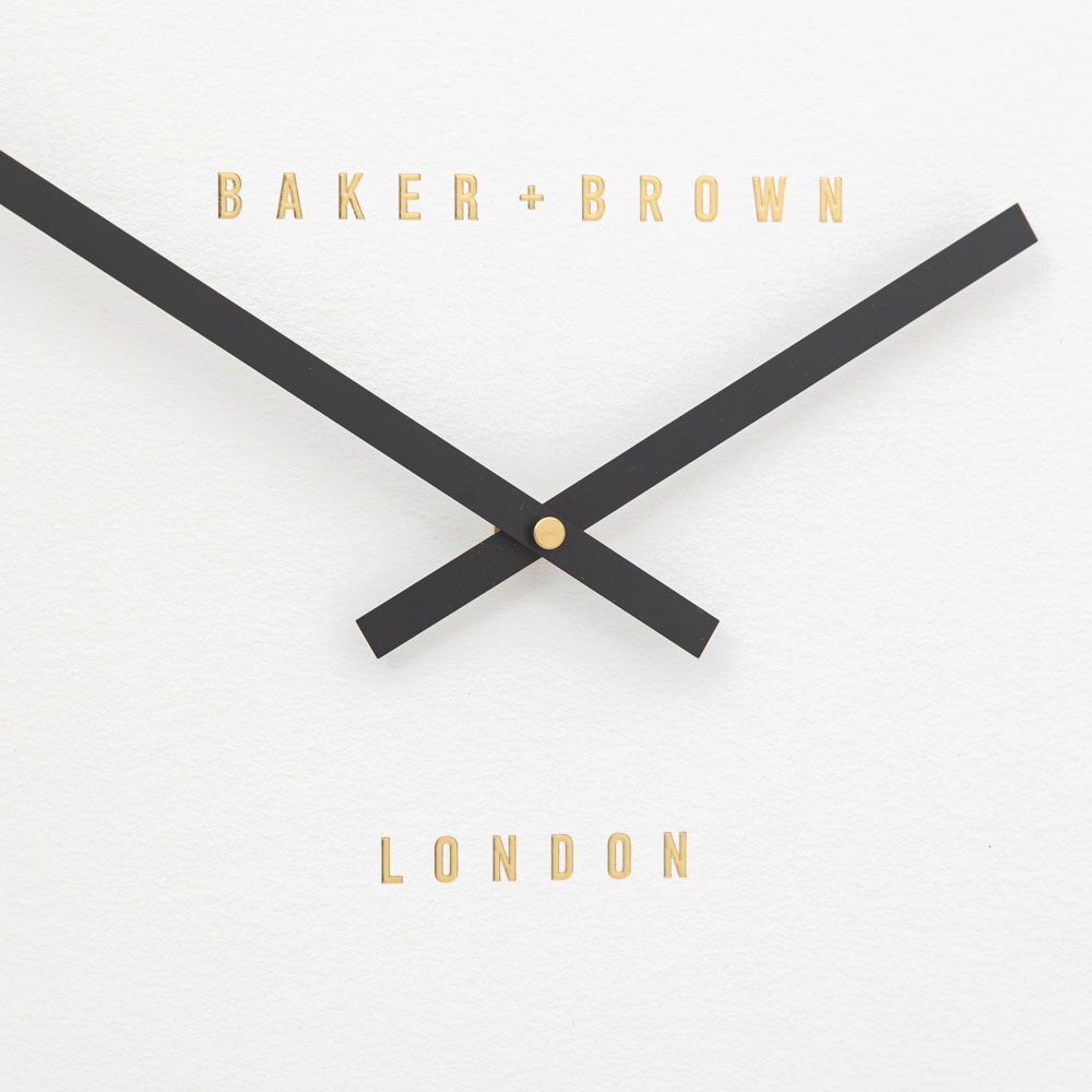 Whitby Wall Clock Black 50cm - Image 5