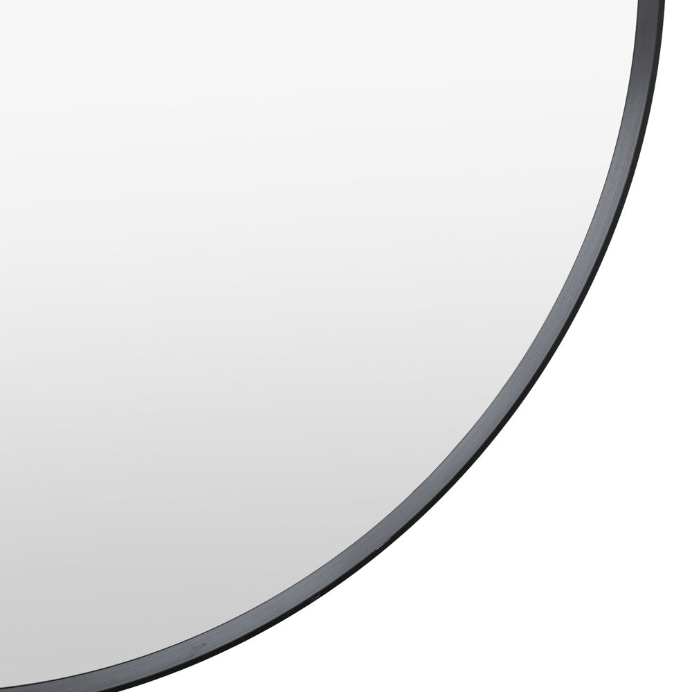 Holworth Pebble Mirror Black Small - Image 7