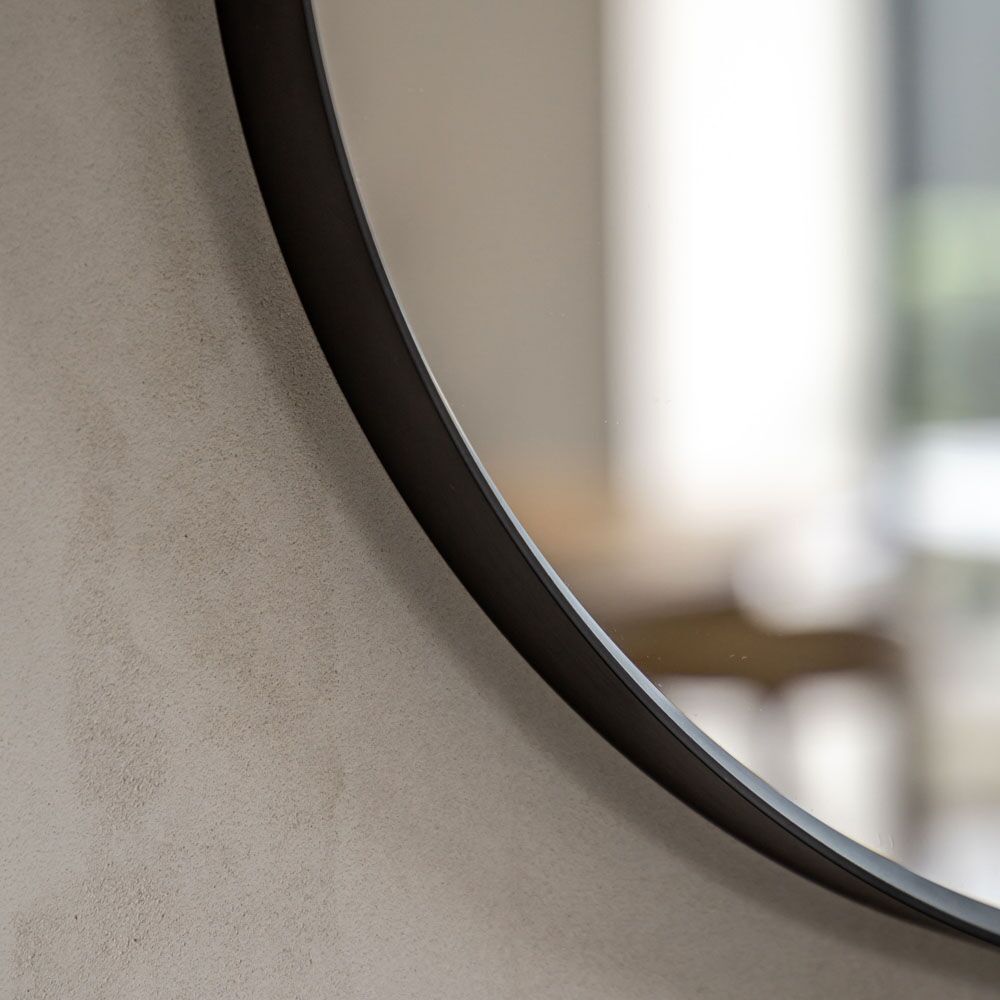 Holworth Pebble Mirror Black Large - Image 2