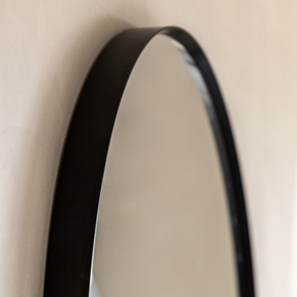 Holworth Pebble Mirror Black Large - Image 3