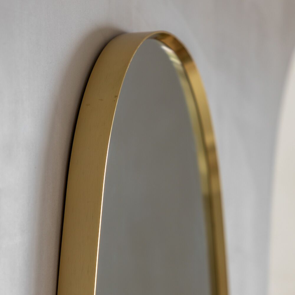 Holworth Pebble Mirror Gold Large - Image 2