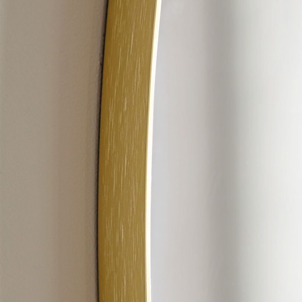 Holworth Pebble Mirror Gold Large - Image 3