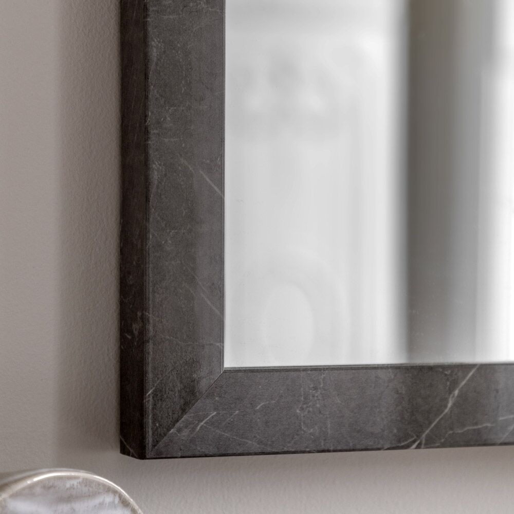 Romano Rectangle Mirror Marbled Grey - Image 2