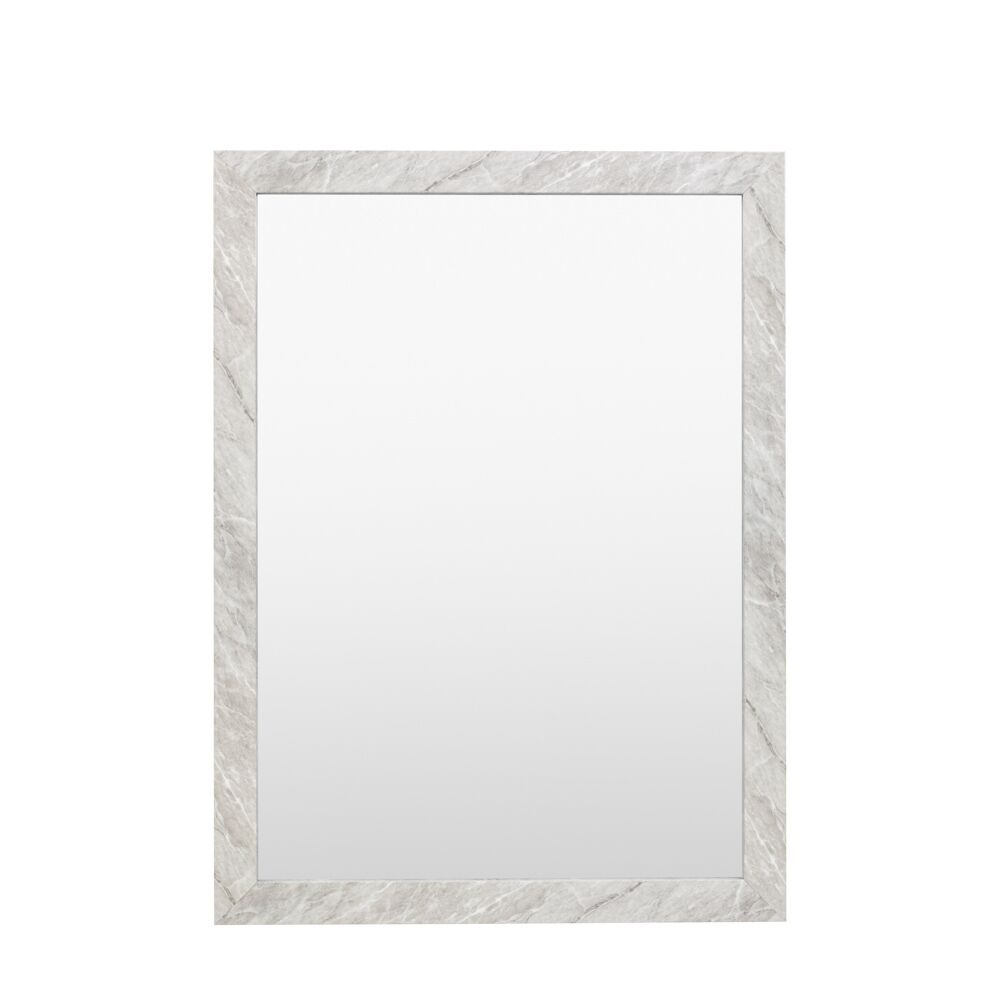 Romano Rectangle Mirror Marbled White - Image 4